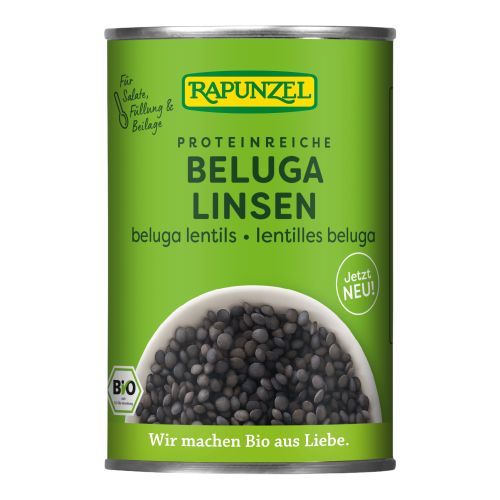 Bio Beluga Linsen 400g - 6er Vorteilspack von Rapunzel Naturkost