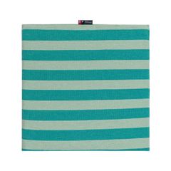 Sitzkissen Streifen 40 x 40 cm - Mint - GRS zertifiziert - von David Fussenegger