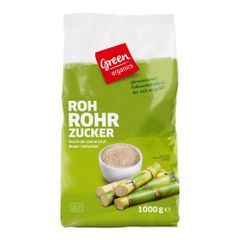 Bio Rohrohrzucker 1000g - 12er Vorteilspack von Green Organics