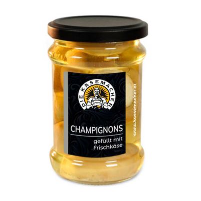 Champignons gefüllt mit Frischkäse 250g von Die Käsemacher