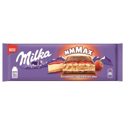 Milka MMMAX Strawberry Cheesecake 300g from Milka