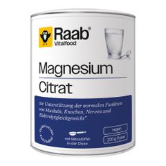 Bio Magnesium Citrat 200g von Raab Vitalfood