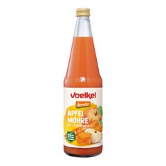 Bio Apfel-Möhre-Saft MW 700ml - 6er Vorteilspack von Voelkel