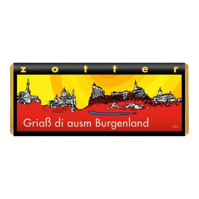 Bio Schokolade Griaß di ausm Burgenland 70g - 10er Vorteilspack von Zotter