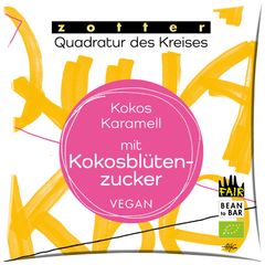Bio Kokos Karamell Kokosblütenzu. 70g - 10er Vorteilspack von Zotter