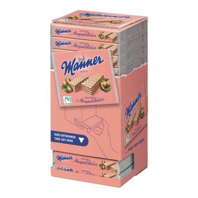 Manner Original Neapolitaner 12er Box Thekenaufsteller 900g