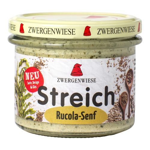 Organic rocket mustard spread 180g - value pack of 6 from Zwergenwiese