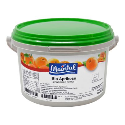 Bio Aprikosen Konfitüre extra 3000g von Maintal