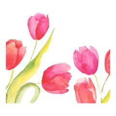 ServiettenPaintTulpis3lg 40x40 250ct von Duni