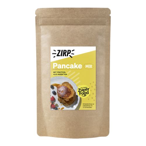 ZIRP Eat for Future Pancake Mix Fertigmischung 295g - Mit wertvollem Insektenprotein - Ergibt ca 12-15 Pancakes