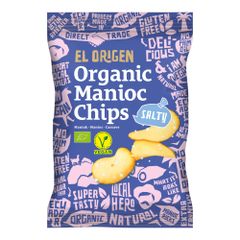 Bio Maniok Chips mit Meersalz 60g - 8er Vorteilspack von El Origen Food Gmbh