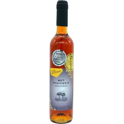 Bio Met Honigwein Johannisbeere 500ml  - Dessertwein von Bio Imkerei Stögerer