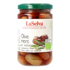 Bio Schwarze Oliven in Salzlake 310g - 6er Vorteilspack von La Selva