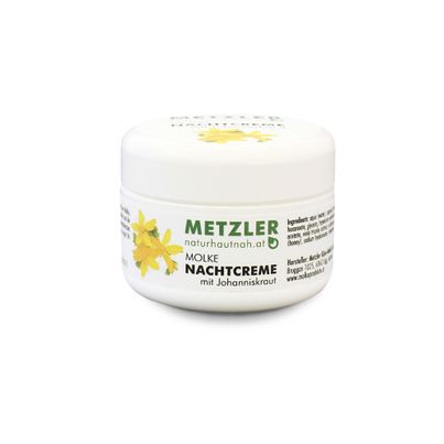 Metzler Molke Nachtcreme mit Johanniskraut 50ml von Metzler Molke