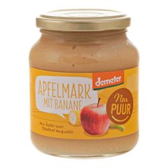 Bio Apfelmark mit Banane 360g - 6er Vorteilspack von Nur Puur