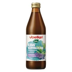 Bio Raw Kombucha Heidelbeer Lavend 330ml - 10er Vorteilspack von Voelkel