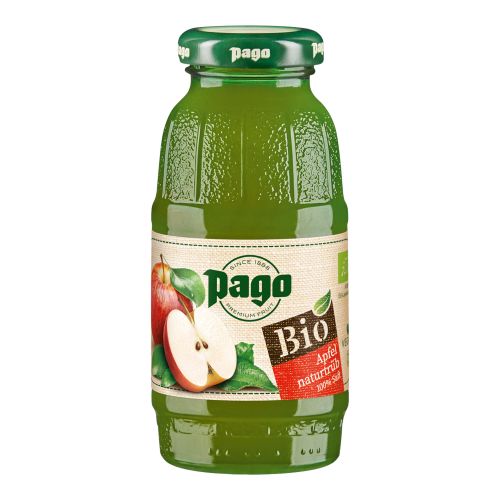 Organic Pago apple naturally cloudy 100 percent 200ml