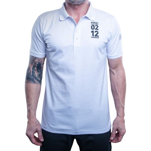 Dunkelschwarz polo shirt DS-6 SÖL12 white - XL