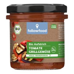Bio Aufstrich Tomate Grillgemüse 135g - 6er Vorteilspack von Rettergut