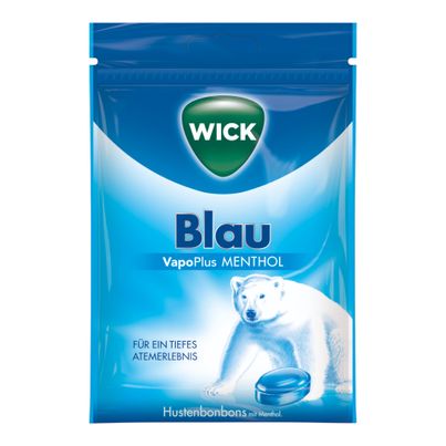 Blau Menthol zuckerfrei 72g von Wick