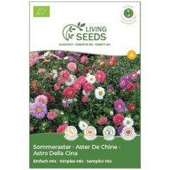 Bio Sommerastermischung 4.6g Saatgut von Living Seeds