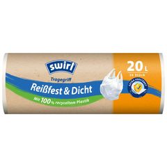 Müllbeutel weiß 20l 20Stück von Swirl