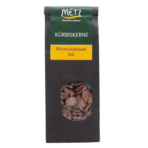 Bio Kürbiskerne mit Milchschokolade 80g