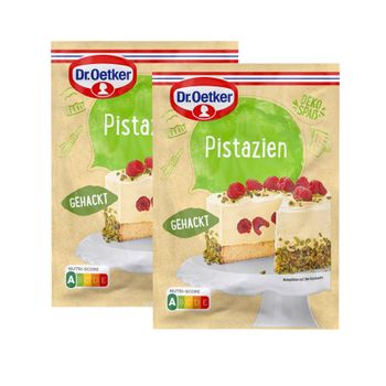Dr. Oetker Pistazienkerne gehackt 25g 2er Pack