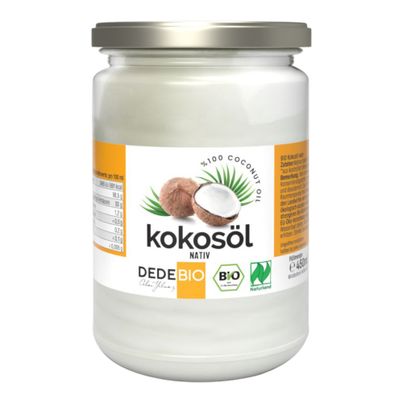 Bio Kokosöl nativ 450ml - 6er Vorteilspack von Dedebio Food