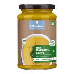 Bio Suppe Kartoffel Petersilie 375ml - 6er Vorteilspack von Rettergut