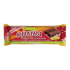 Bio Rumba Puffreisriegel Zartbitt. 50g - 30er Vorteilspack von Rapunzel Naturkost