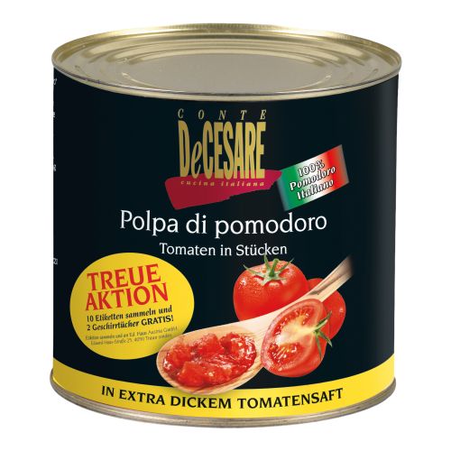 Polpa di Pomodoro pizza sauce 2 550g from Conte De Cesare