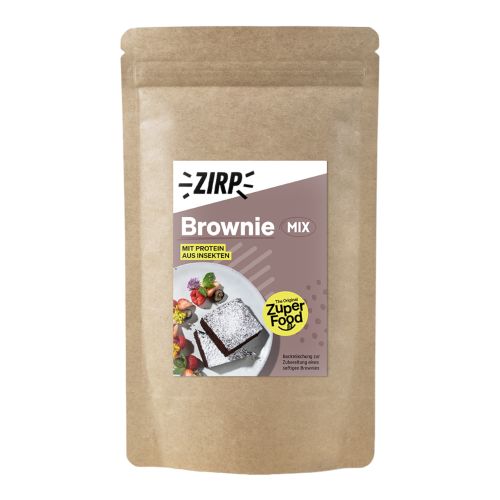 ZIRP Eat for Future Brownie Mix Fertigmischung 400g - Mit wertvollem Insektenprotein - Köstlich und im Handumdrehen fertig