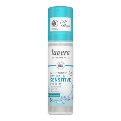 Bio Deo Spray Natural & Sensitive 75ml - 4er Vorteilspack von Lavera Naturkosmetik