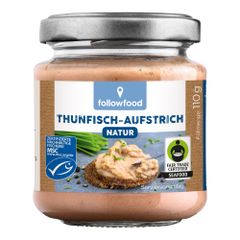 Bio Thunfisch-Creme Natur 110g - 6er Vorteilspack von Followfood