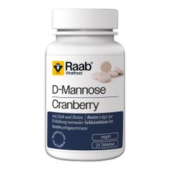 Bio D-Mannose Cranberry 53g - 4er Vorteilspack von Raab Vitalfood