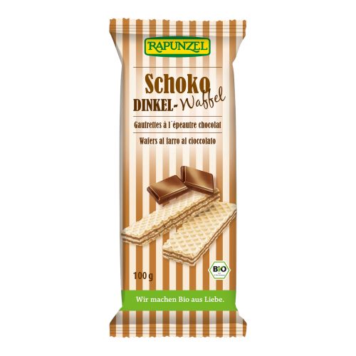 Bio Dinkelwaffeln Schoko 100g - 11er Vorteilspack von Rapunzel Naturkost