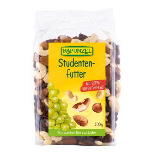 Bio Studentenfutter mit Sultaninen 500g - 6er Vorteilspack von Rapunzel Naturkost