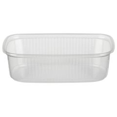 Verpackungs Becher PP transparent eckig 200ml 100 Stück