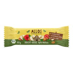 Bio Fruchtriegel Apfel Walnuss 40g - 25er Vorteilspack von Allos