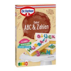 Dr. Oetker Decor ABC & Numbers - 58g