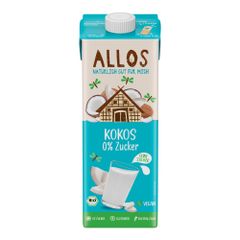 Bio Kokos Drink 0% Zucker 1000ml - 6er Vorteilspack von Allos