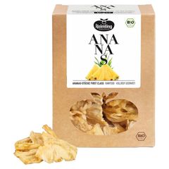 Bio Ananas Stücke First Class 250g - 6er Vorteilspack von Keimling Naturkost
