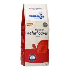 Bio Haferflocken Kleinblatt 1000g - 6er Vorteilspack von Spielberger Mühle