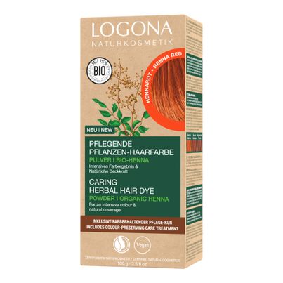 Bio Haarfarbe Hennarot   100g von Logona Naturkosmetik