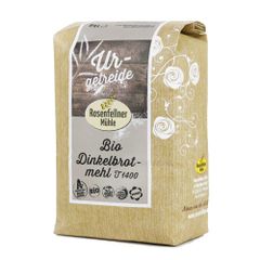 Bio Dinkelbrotmehl T1700 1000g - 6er Vorteilspack von Rosenfellner Mühle