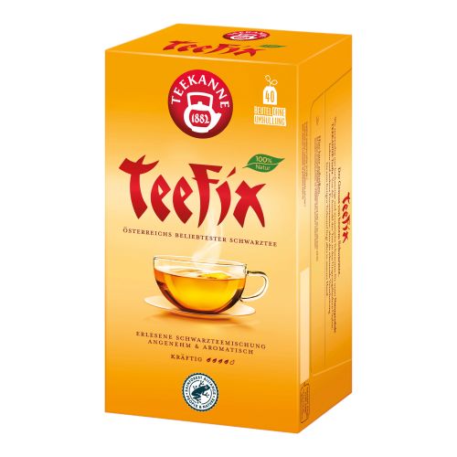 Teefix Schwarztee 40 Beutel von Teekanne