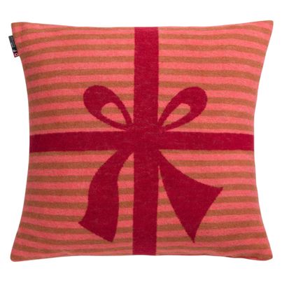 Kissen mit Füllung Geschenk Farbe Bordeaux Rot 45x45cm von David Fussenegger