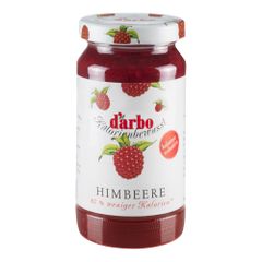 Darbo calorie reduced raspberry preserve 220 g.