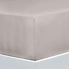 EXCELLENT***** JERSEY ELASTAN SPANNBETTTUCH  Farbe: leinen 90-100x200-220 cm von FLORELLA 